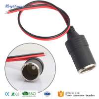 12V 10A electrical Car male female Cigarette Lighter Socket plug power Cable