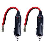 12V Cigarette Lighter Male Plug  Extension Cable