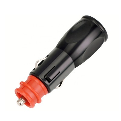 MX 12V Male Car Merit Plug Cigarette Lighter Plug Adapter With Removable Red Tip