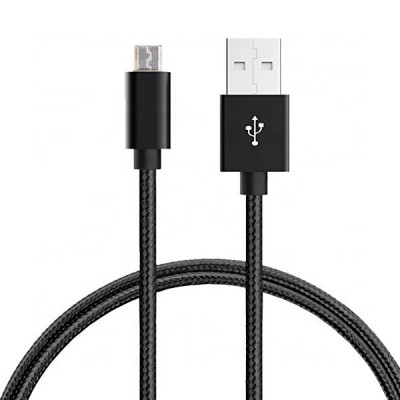 Multi Charging  Micro b Cable by Trendsetter Nylon Braided Multiple USB Fast Charger Cord Cable for Cell Phone