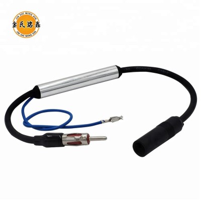 Booster car radio antenna amplifier