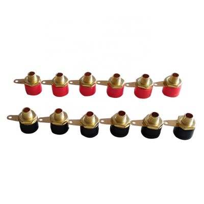 4mm Banana Female Socket Jack Mount Connectors for Banana Plugs Amplifier Terminal Binding Post