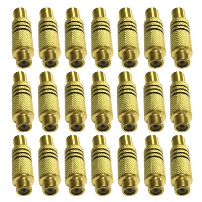 Hot sale w Spring Adapter Gold Plated Female RCA Connectors