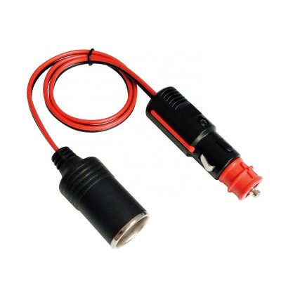 Hot Sale Male Car Van Cigarette Lighter Socket Plug Cable Adaptor Red Head 24V 12V Accessories Manufacture