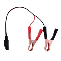 12V Battery Alligator Crocodile Clip Clamps copper to Sae with fuse Connector Extension