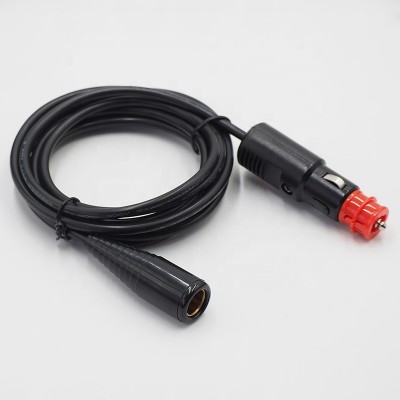 Male to female 12V motorcycle car cigarette lighter cable with sockets for hella type BMW